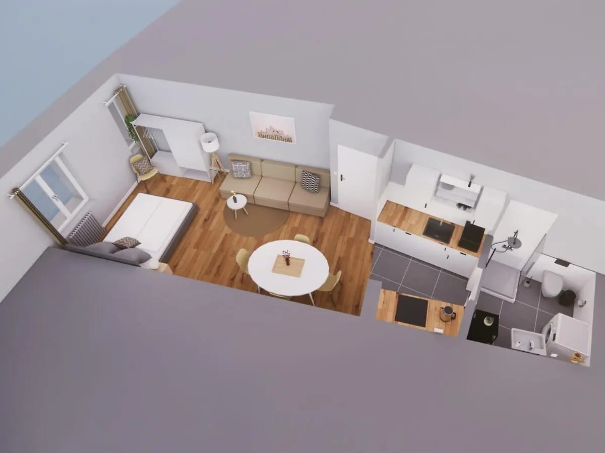 Hamburg City Apartment For 5 location
